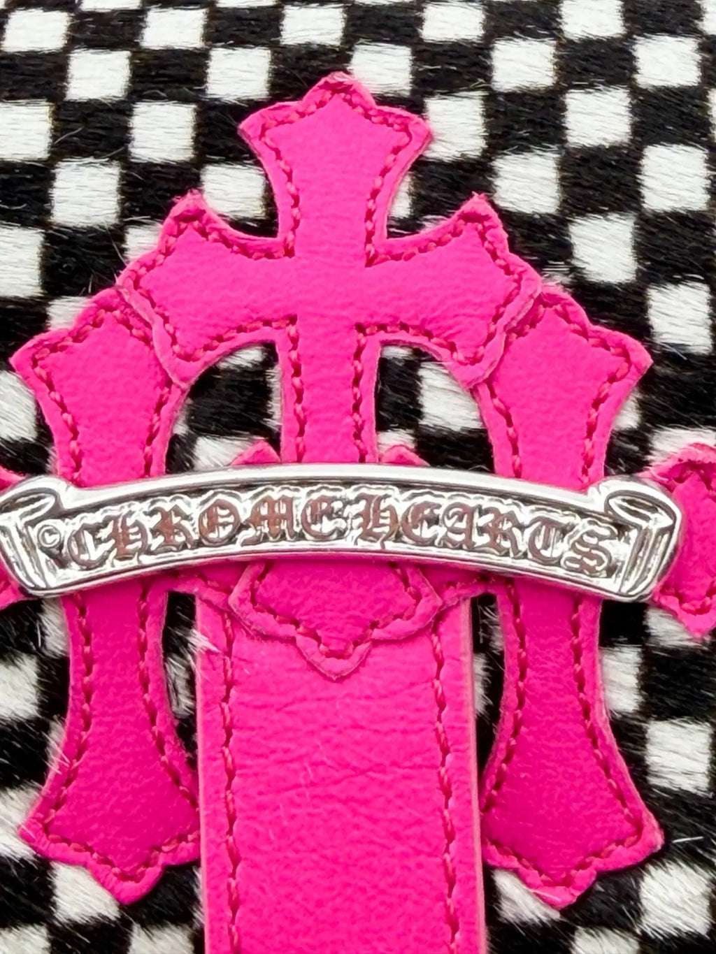 Chrome Hearts Cemetery Cross Patch Watch Roll