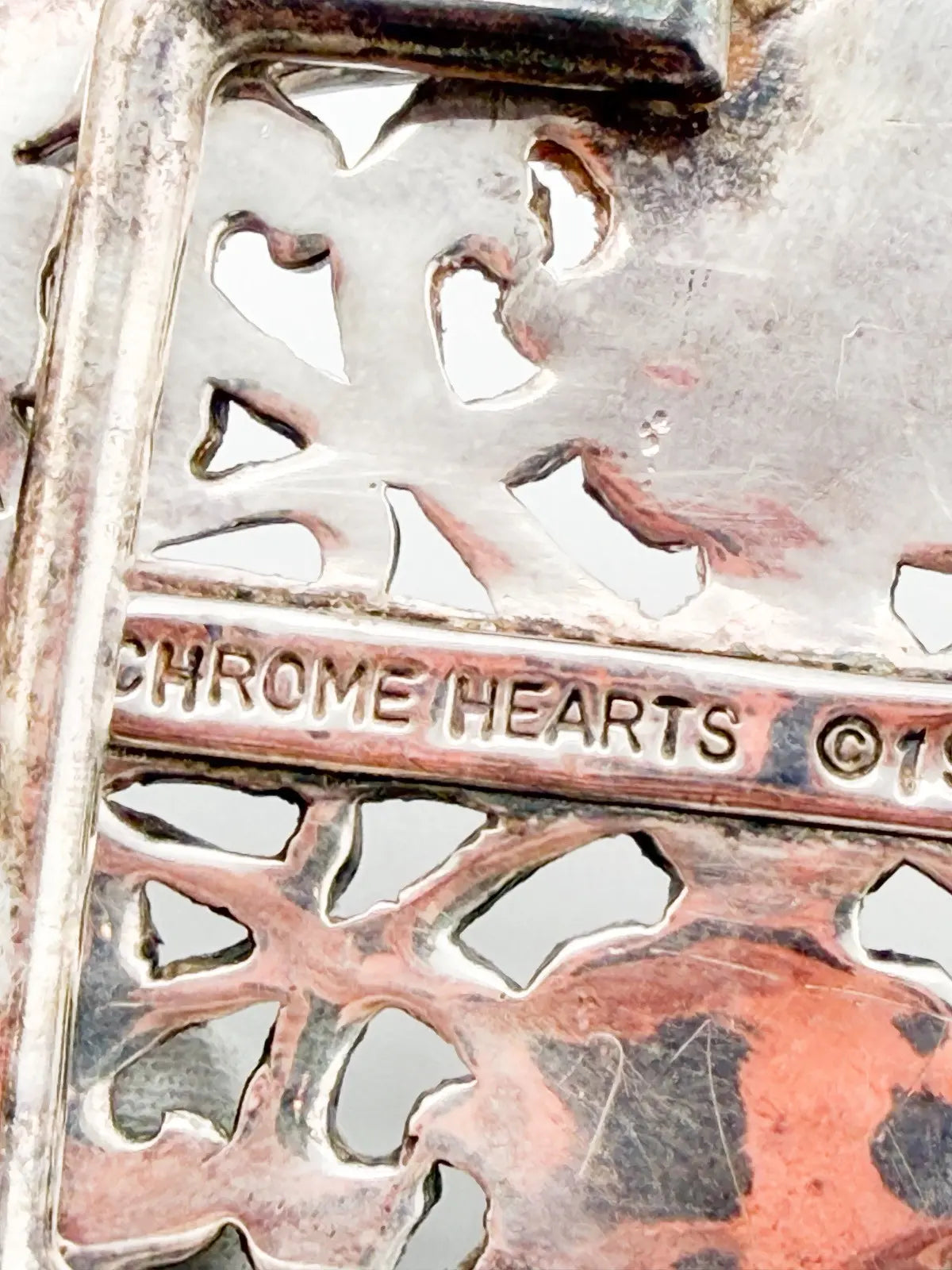 Chrome Hearts Oval Cross Belt Buckle