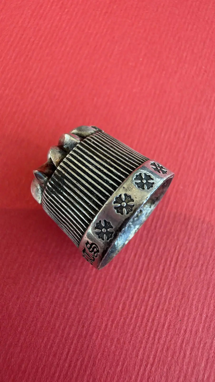 Chrome Hearts Sterling Silver Cap Chrome Hearts