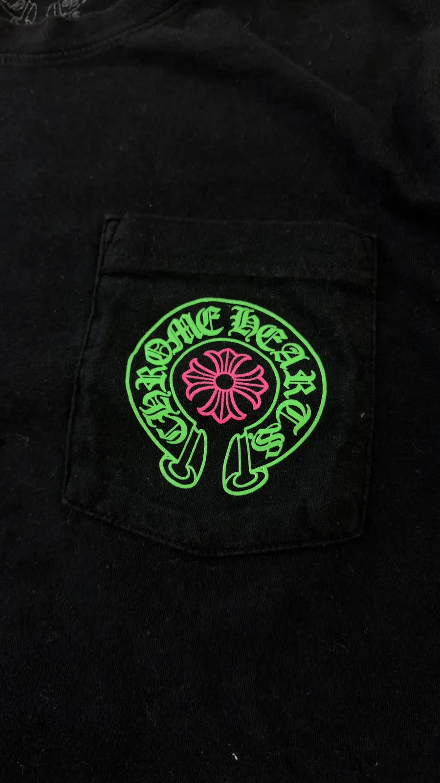 Chrome Hearts Staff Horseshoe Long Sleeve Tee
