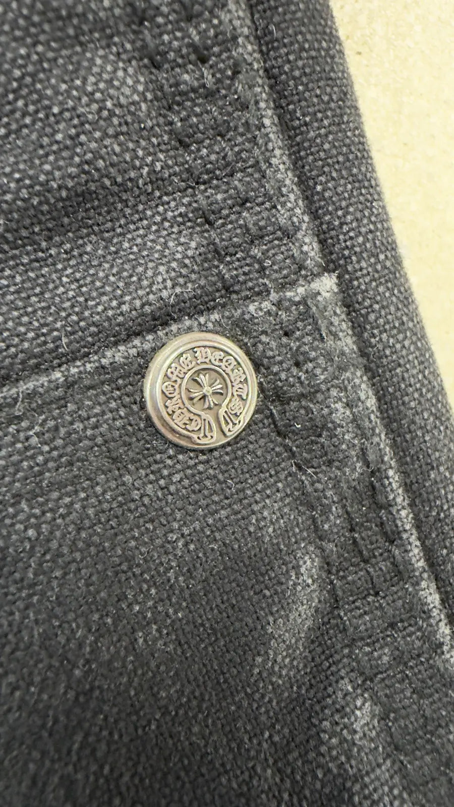 Chrome Hearts Double Knee Cross Patch Shorts