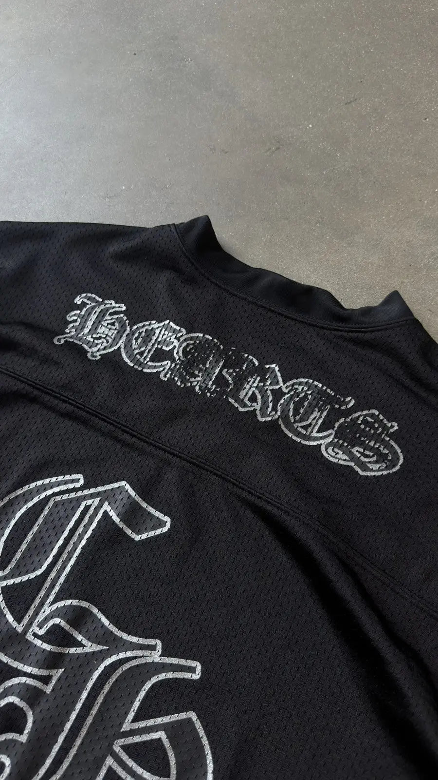 Chrome Hearts Black Mesh Jersey