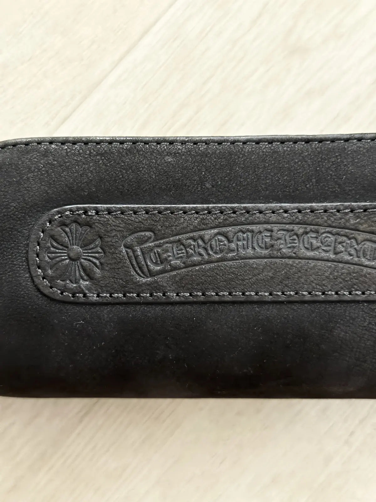 Chrome hearts Suede Leather Sunglasses Case