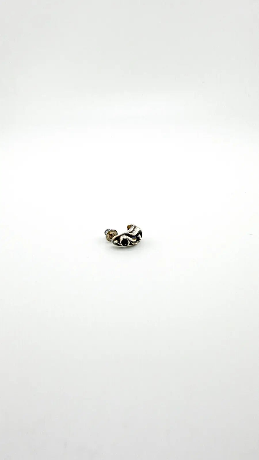 Chrome Hearts Carved Teardrop Earring Chrome Hearts