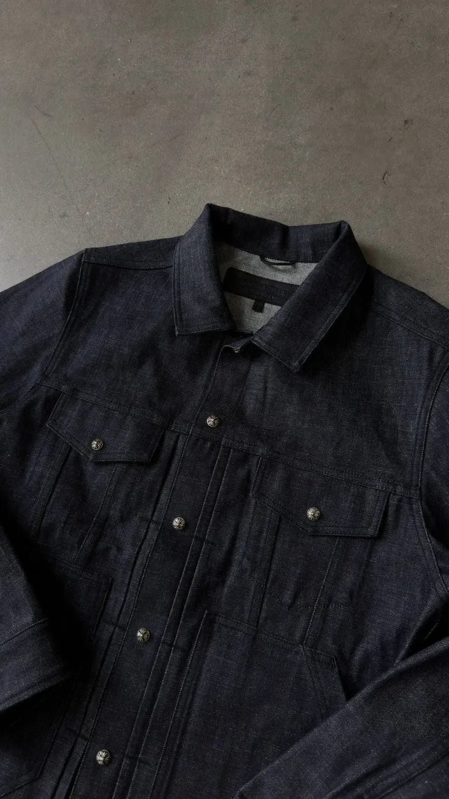Chrome Hearts Kristian Stark "KS" Cut Denim Jacket