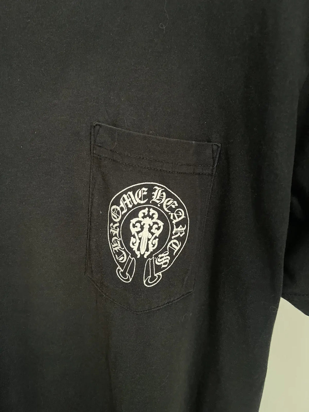 Chrome Hearts USA Triple Cross Scroll Logo Tee