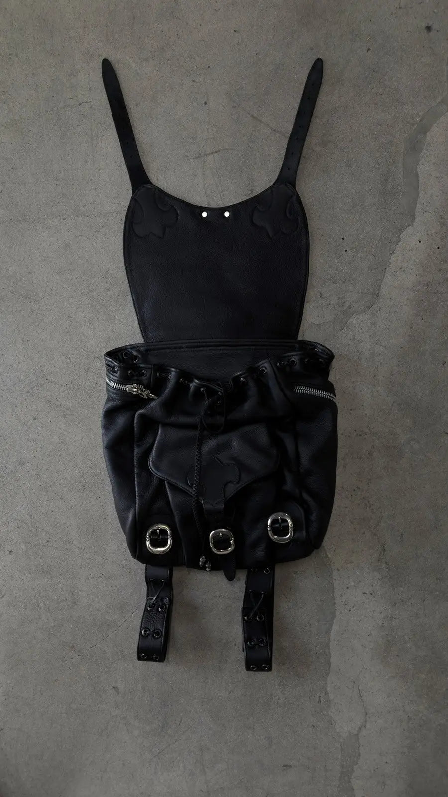 Chrome Hearts Multicolor Cross Patch Backpack