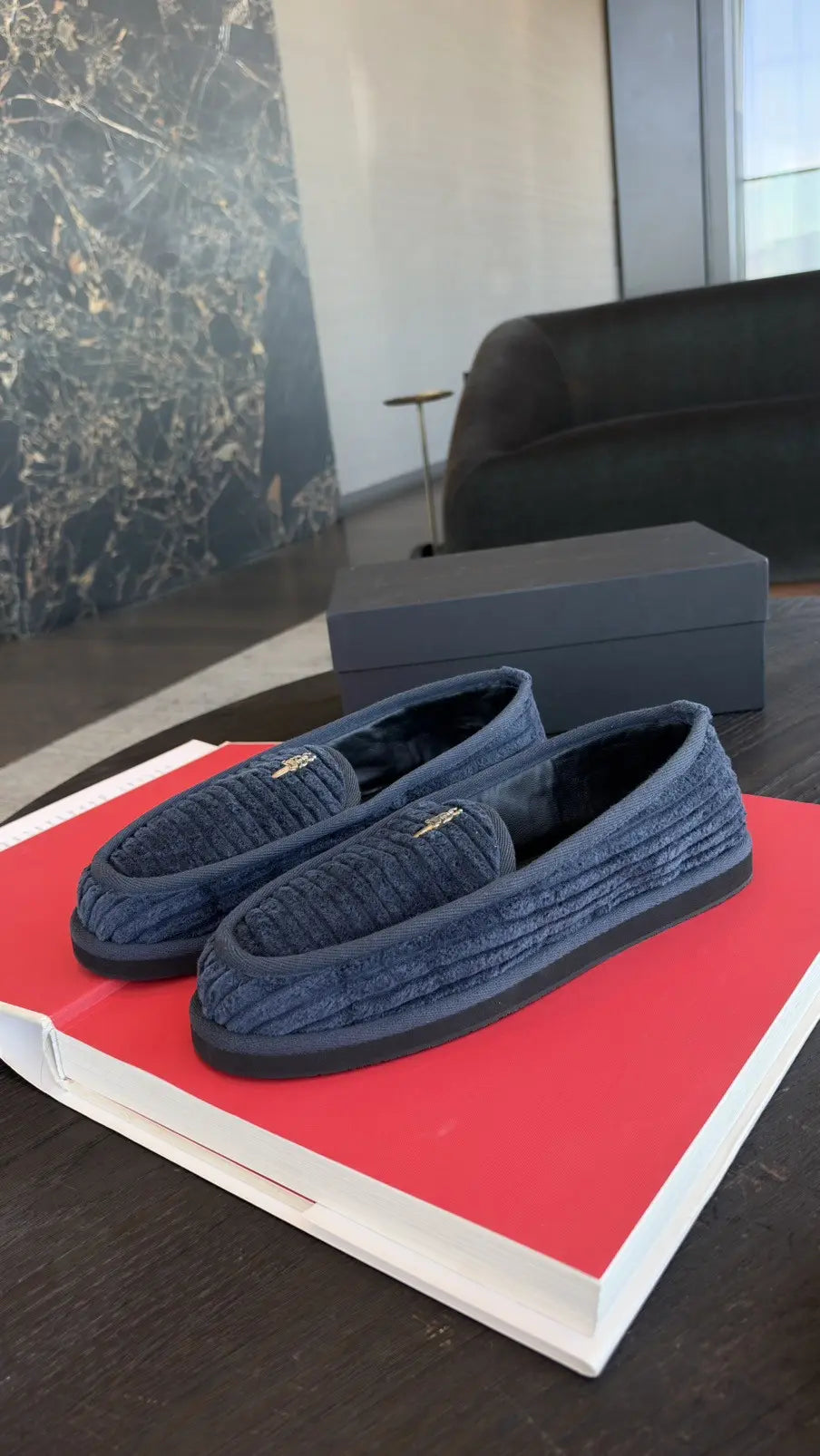 Chrome Hearts Dagger Corduroy Loafers Size 44 Chrome Hearts