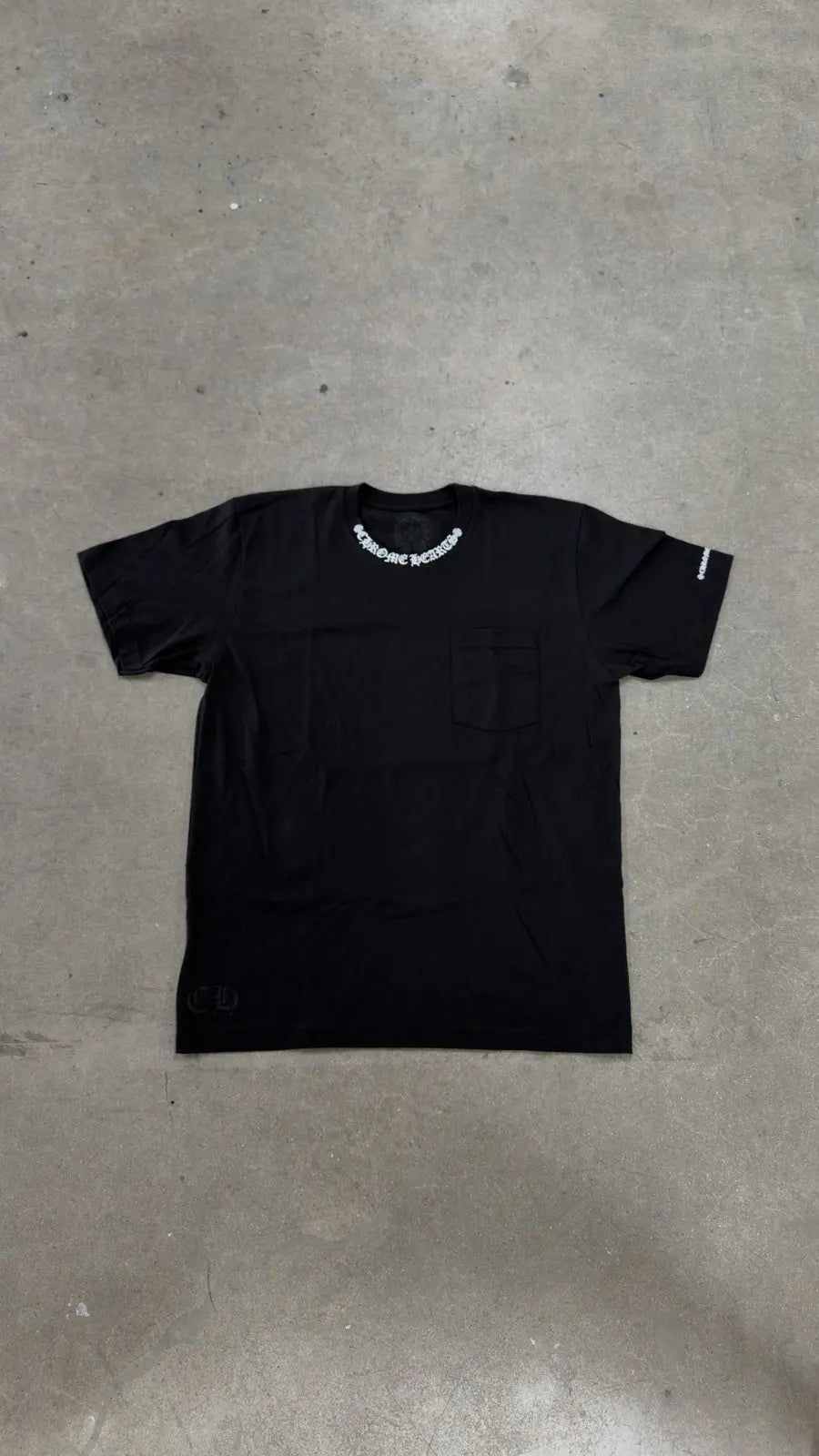 Chrome Hearts Neck Logo T-Shirt Black