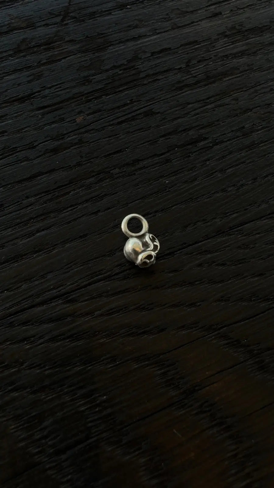 Chrome Hearts Sterling Silver Stack Heart Charm Chrome Hearts