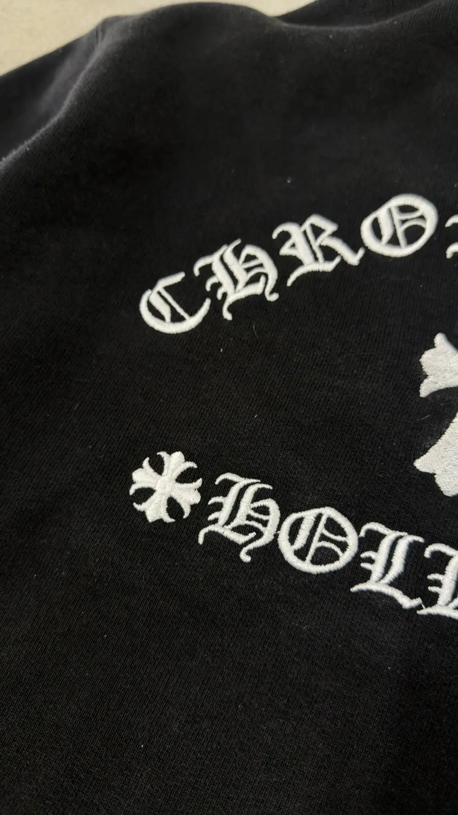 Chrome Hearts Embroidered Half-Zip Sweatshirt