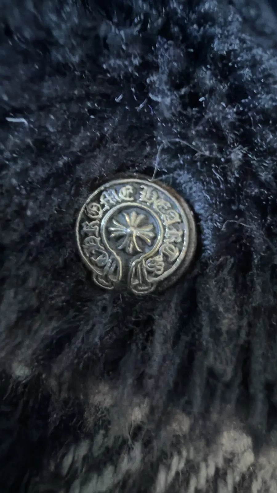 Chrome Hearts Work Dog Inner Fur Flannel Jacket