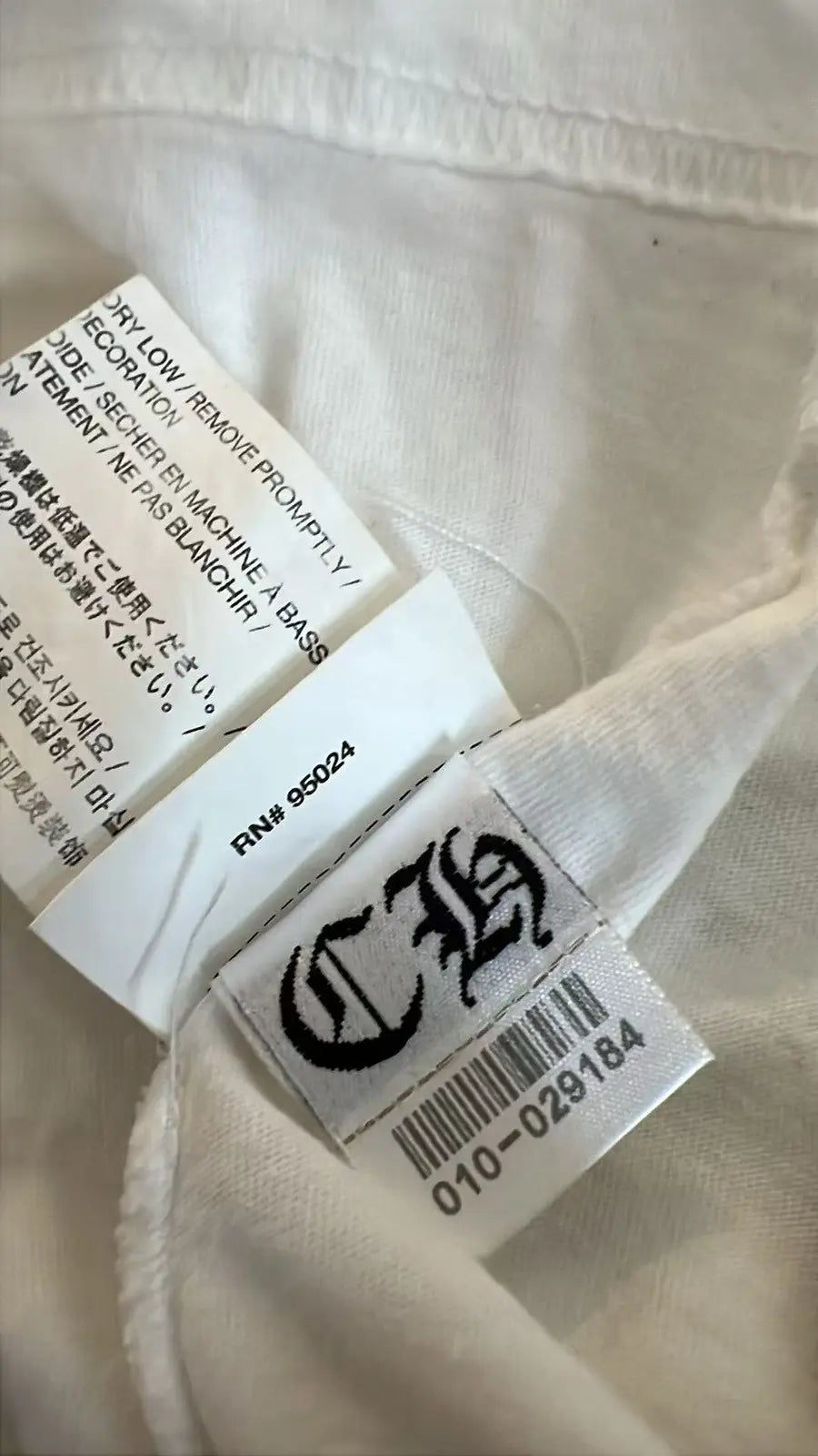 2010s Chrome Hearts Los Angeles Exclusive Cross Tee