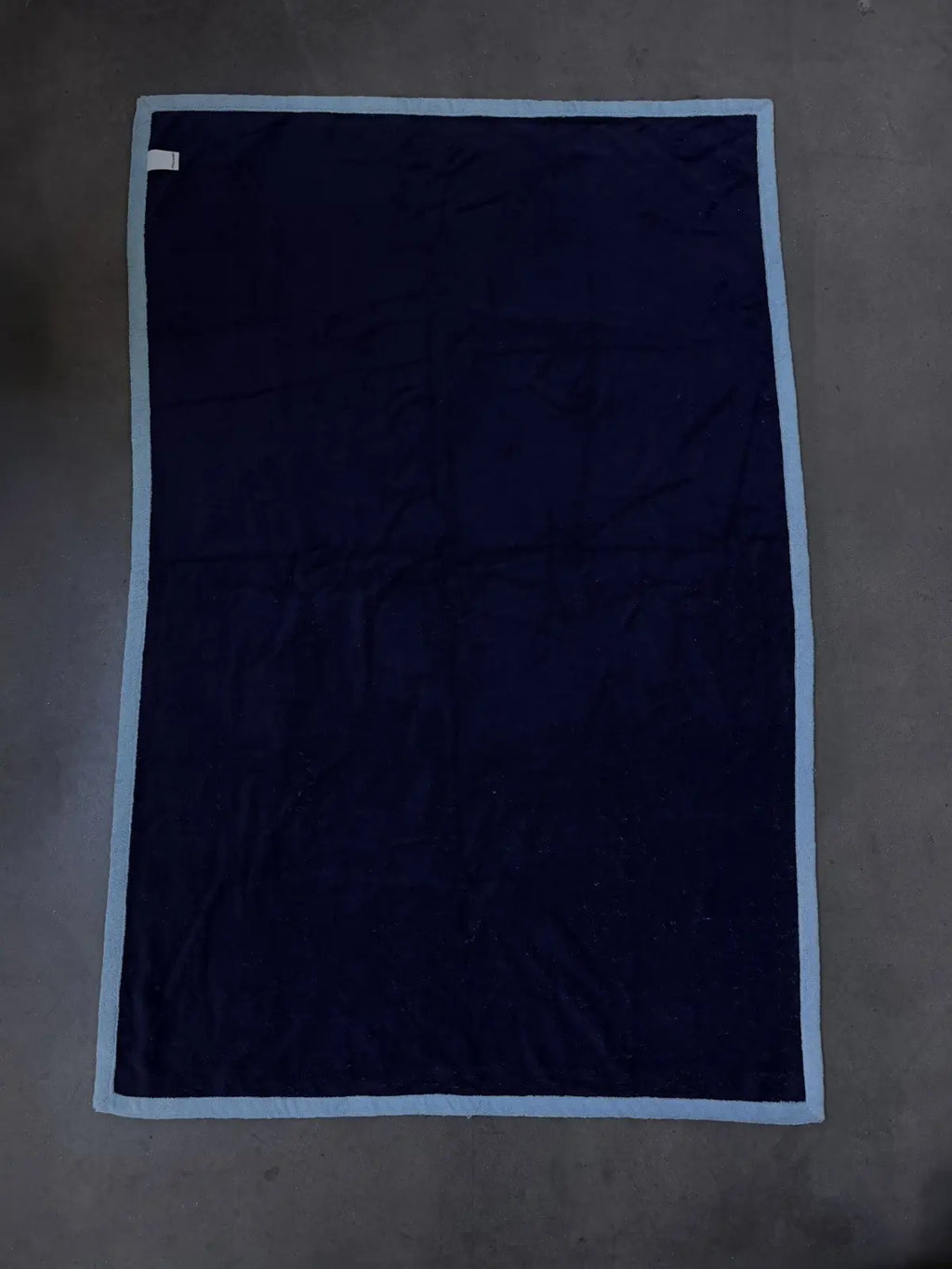 Chrome Hearts Blue Script Cross Logo Beach Towel Blanket