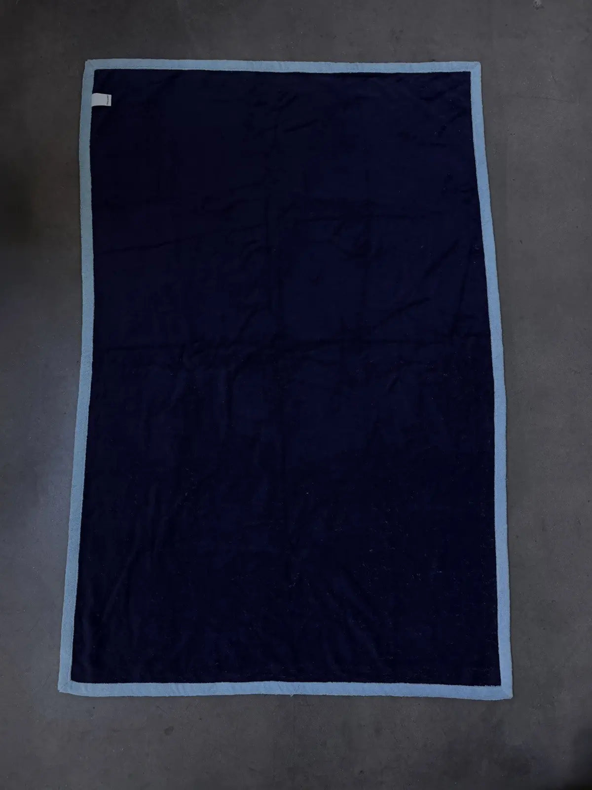 Chrome Hearts Blue Script Cross Logo Beach Towel Blanket