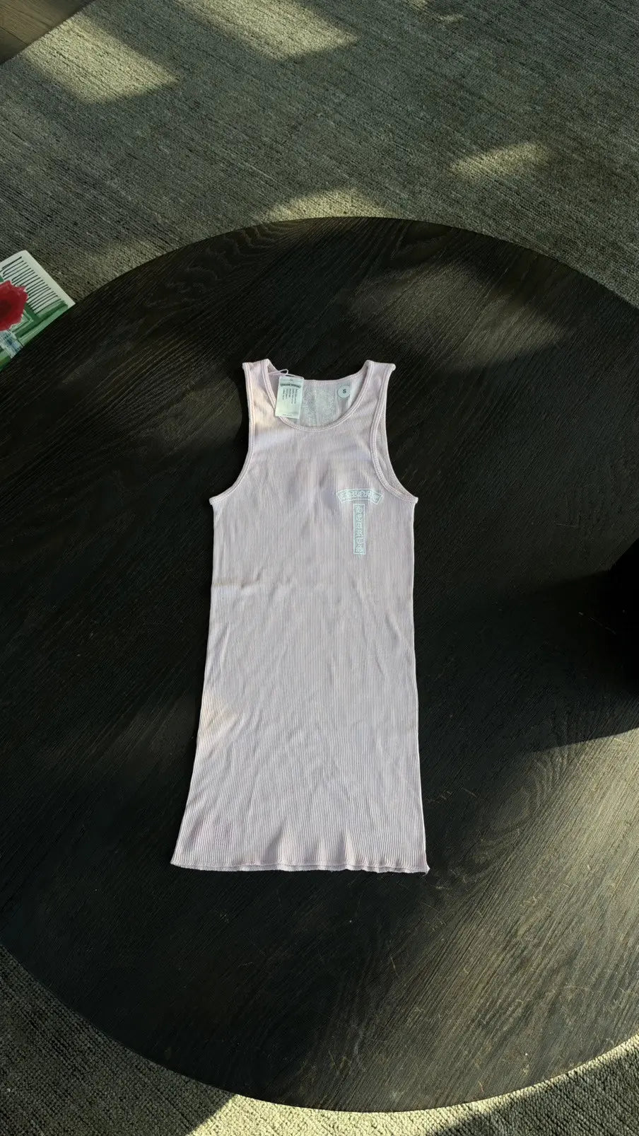 Chrome Hearts Pink T-Bar Rib Tank Top Size S Chrome Hearts