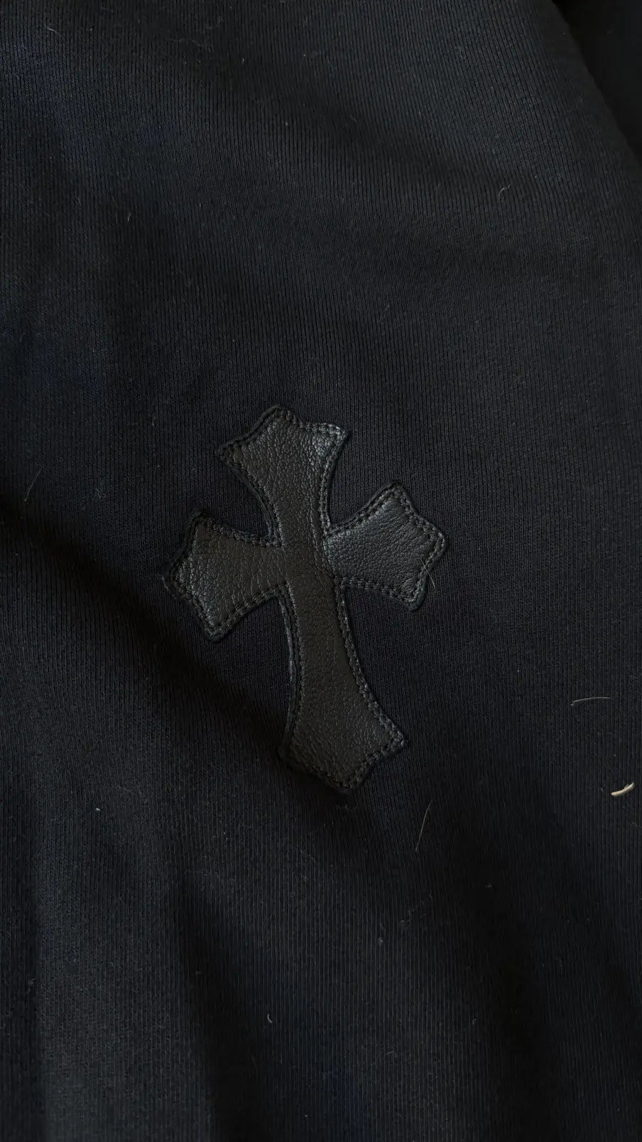 Chrome Hearts Cross Patch Quarter Zip Sweatshirt
