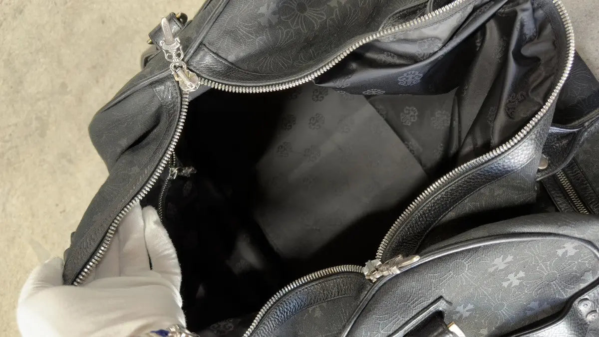 Chrome Hearts Monogram Duffle Bag Black