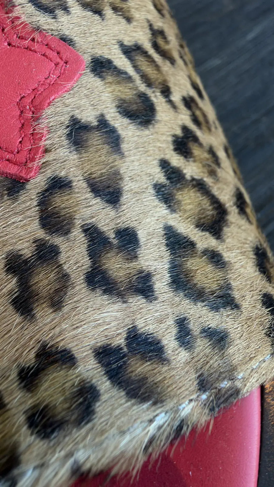 Chrome Hearts Plus Cross Patch Leopard Slides Size 9 Chrome Hearts