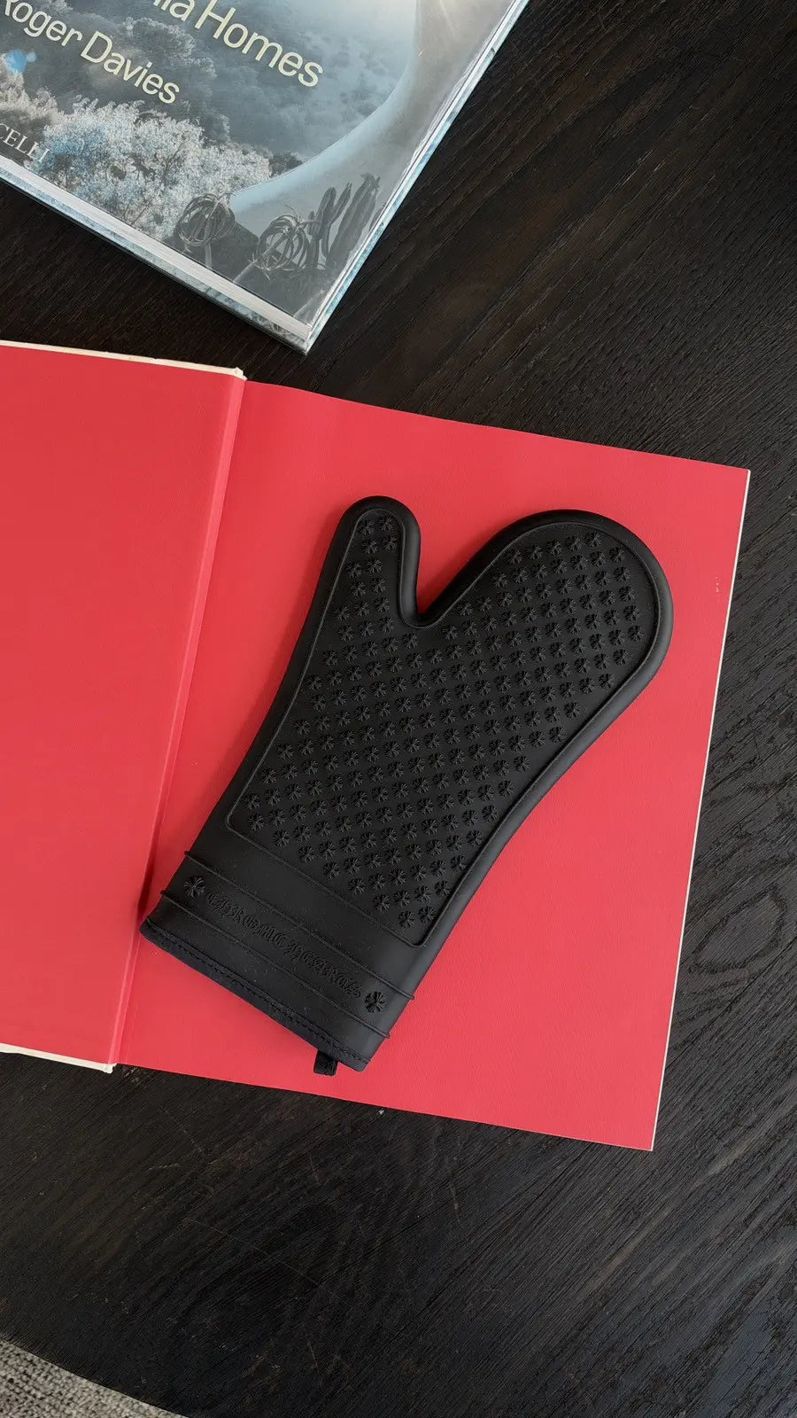 Chrome Hearts Plus Logo Rubber Oven Mitt Chrome Hearts