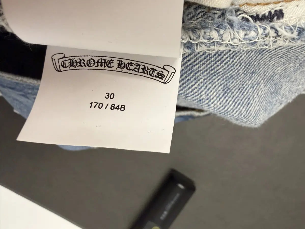 Chrome Hearts Levis Zebra Cross Patch Jeans