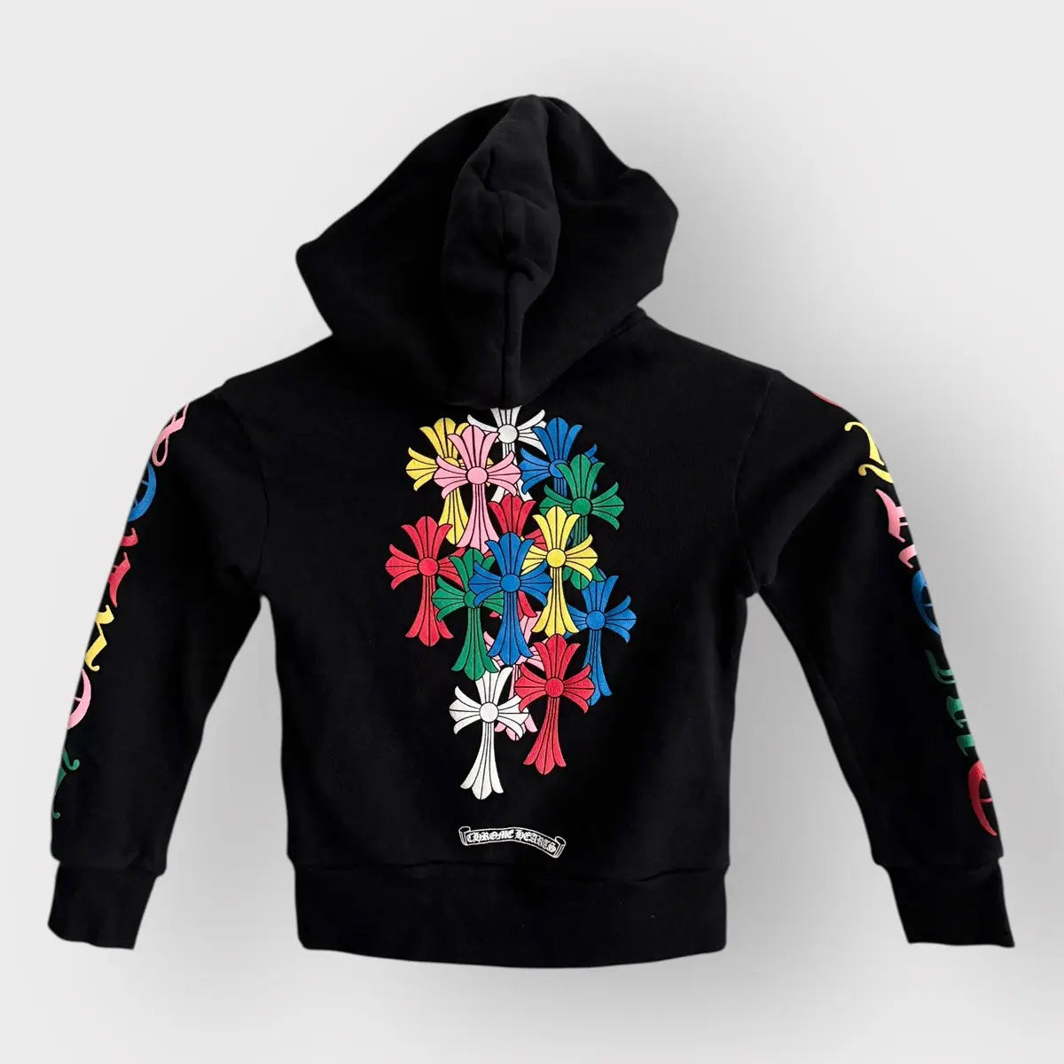 Chrome Hearts Kids Multi Color Cross Zip-up Hoodie