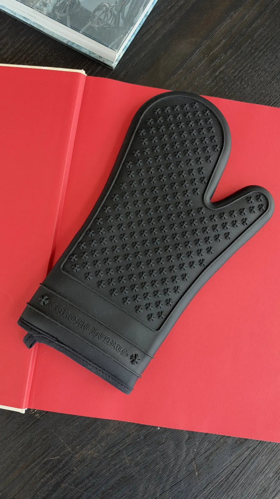 Chrome Hearts Plus Logo Rubber Oven Mitt Chrome Hearts