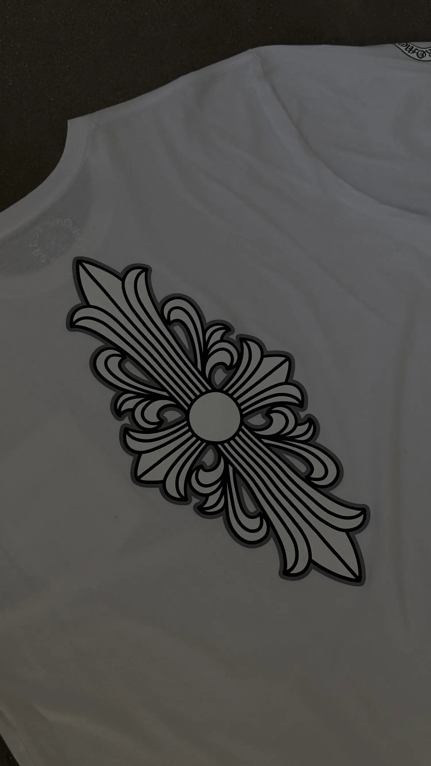 Chrome Hearts Floral Cross T-shirt