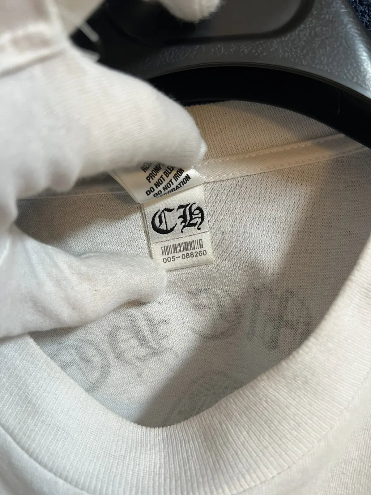 Chrome Hearts Monogram Seal Cross Pocket Tee