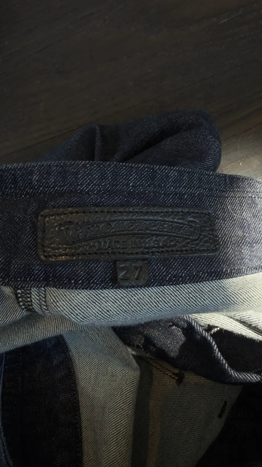 Chrome Hearts Denim Flared Pants Chrome Hearts