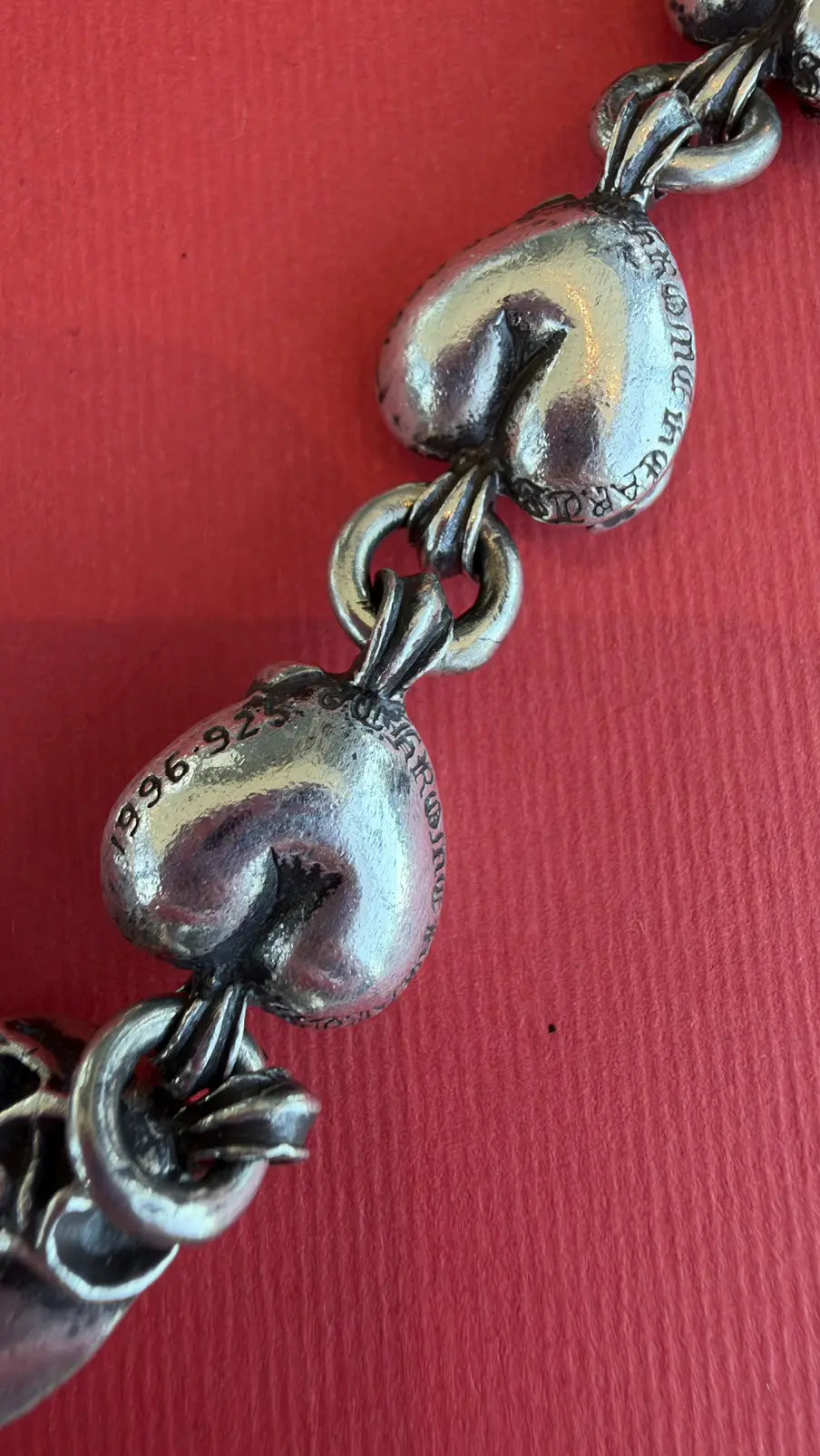Chrome Hearts Vine Heart Wallet Chain Chrome Hearts