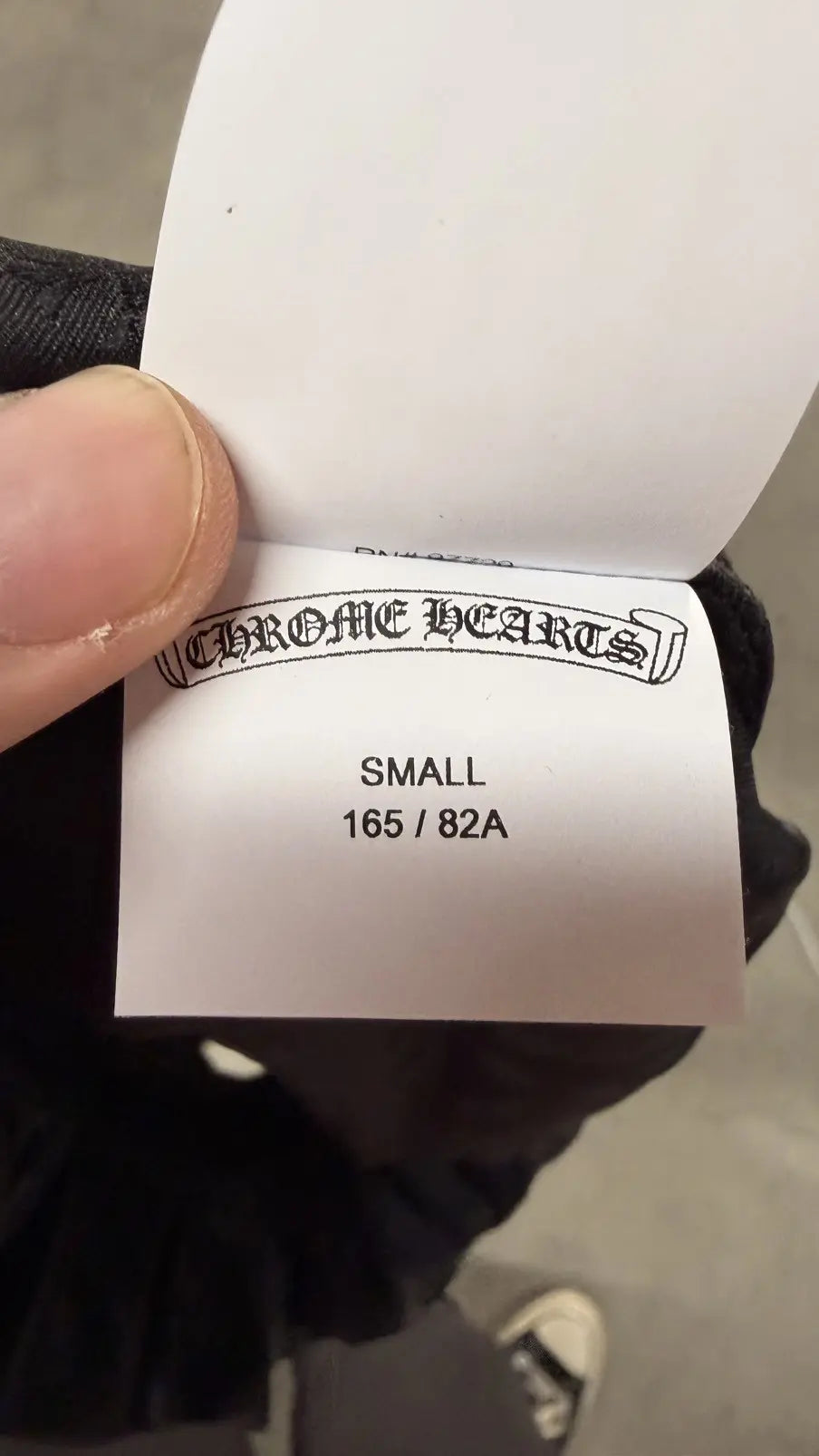 Chrome Hearts Black Silk Shoulder Top