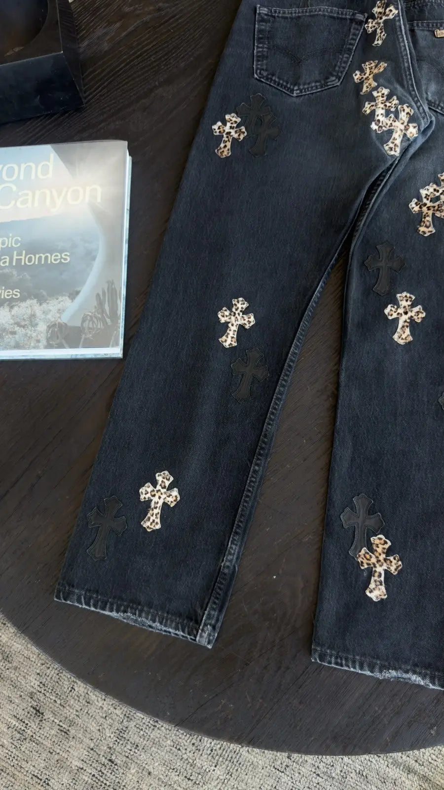 Chrome Hearts Vintage Levi's Cross Patch Denim Jeans Size 32 Chrome Hearts