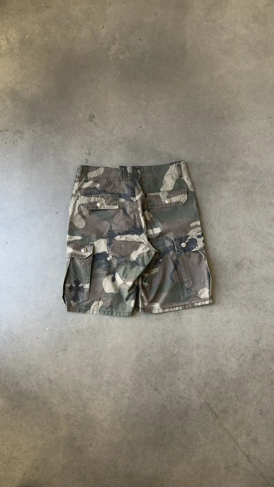 Chrome Hearts Camo Cargo Shorts