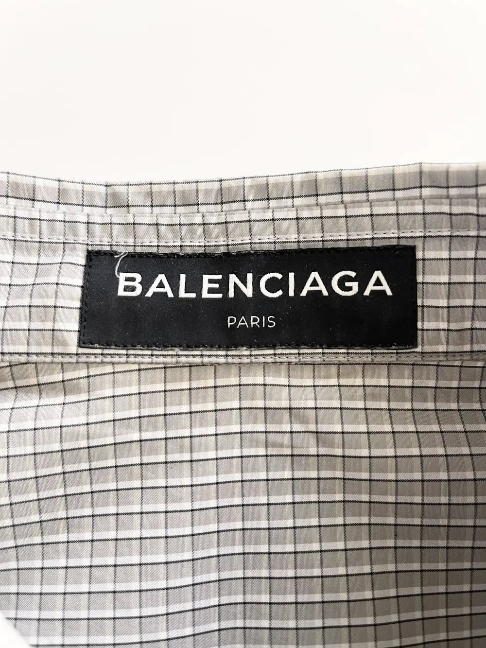 2018 Balenciaga Europa Flannel Shirt