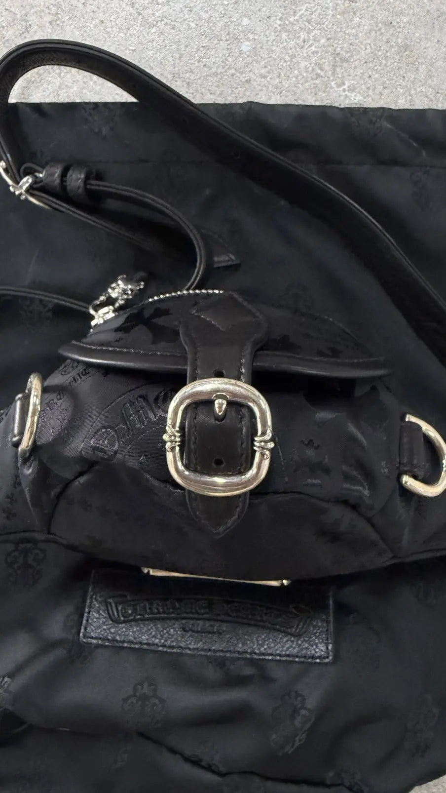 Chrome Hearts Nylon Stencil Snatpack Waist Bag
