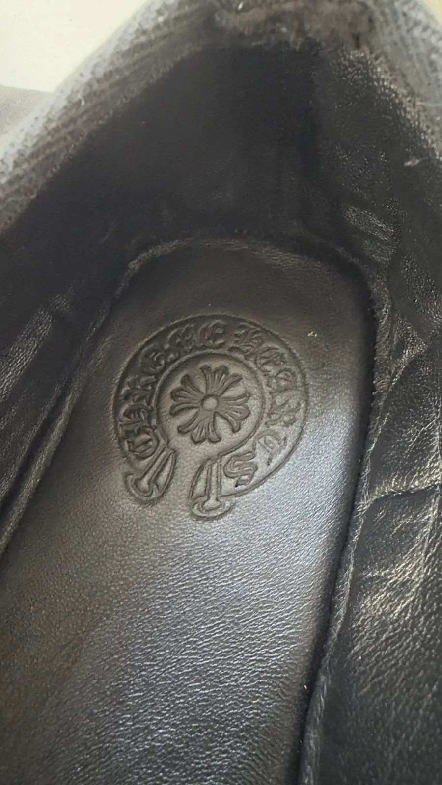 Chrome Hearts Black Corduroy Dagger Slippers