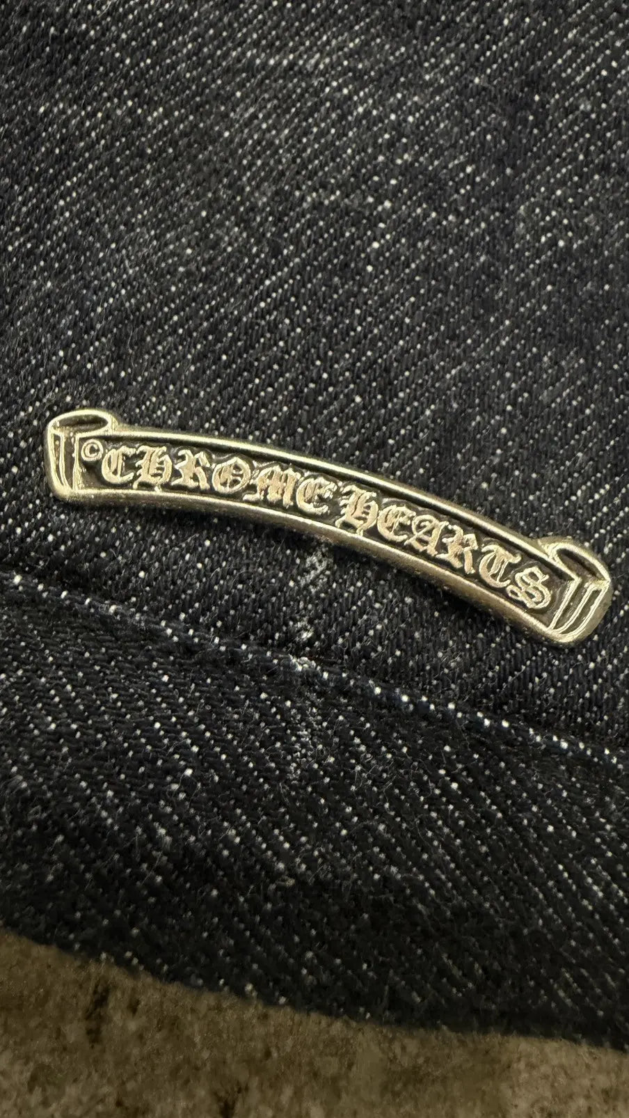 Chrome Hearts KS Selvedge Button up Denim Jacket