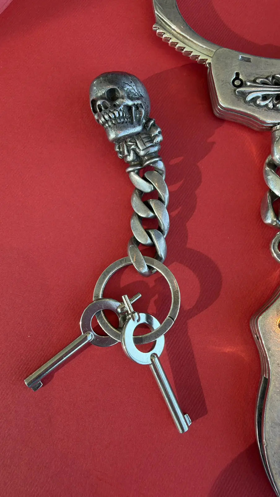 Chrome Hearts Sterling Silver Handcuffs Chrome Hearts