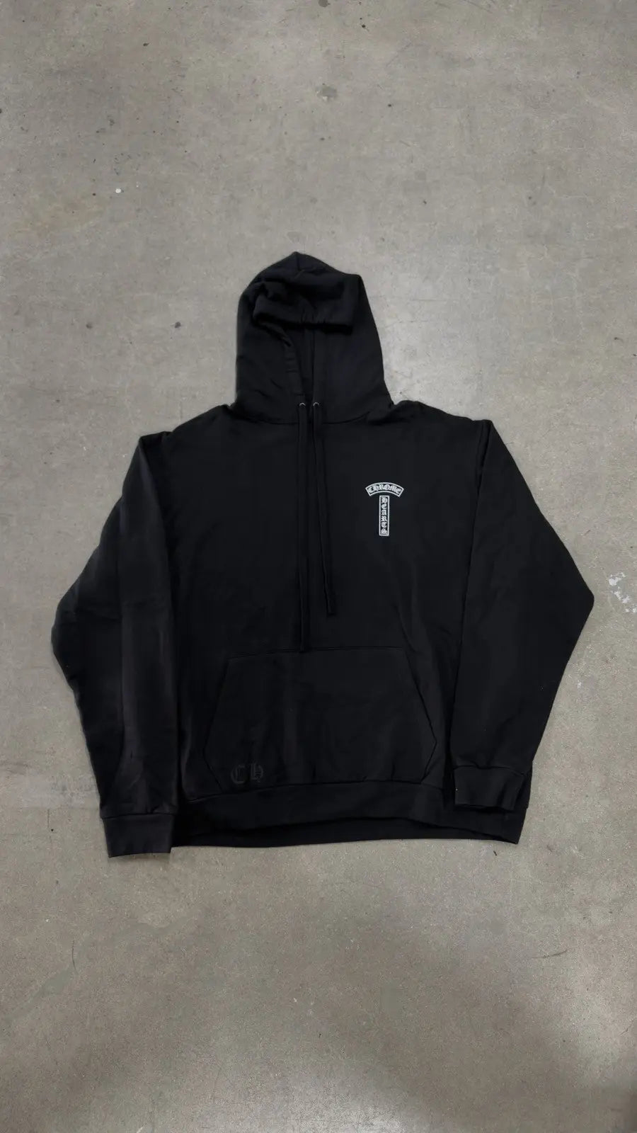 Chrome Hearts T Logo FU Shoulder Zip Up Hoodie