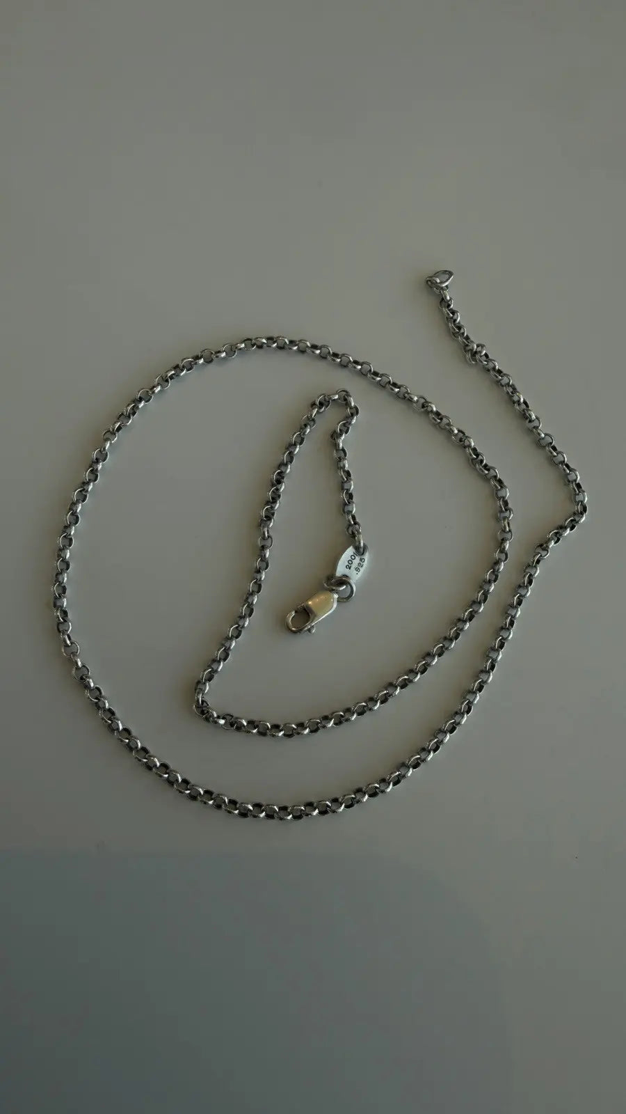 Chrome Hearts Sterling Silver Roll Chain Chrome Hearts