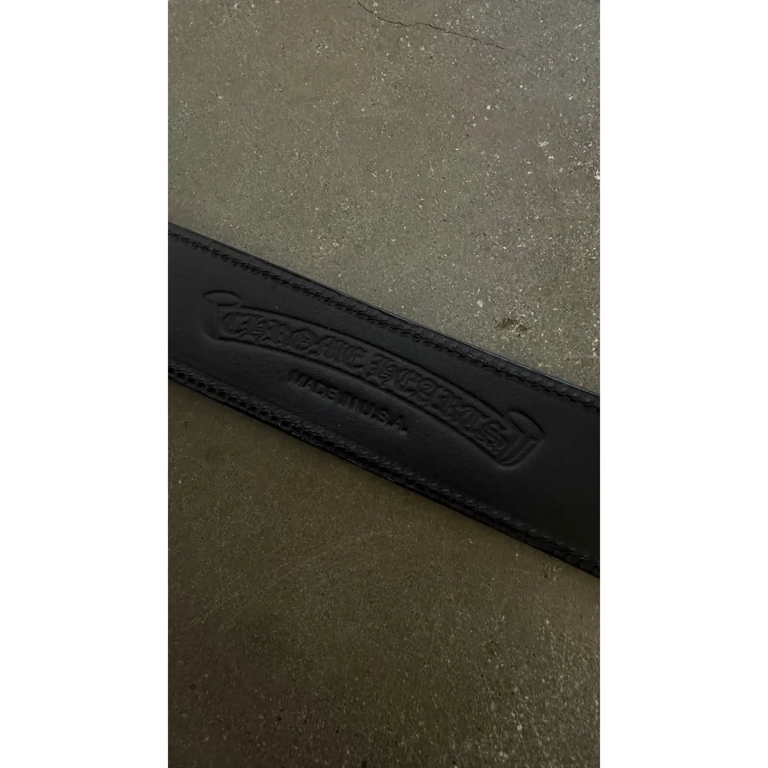 Chrome Hearts Leather Belt Strap