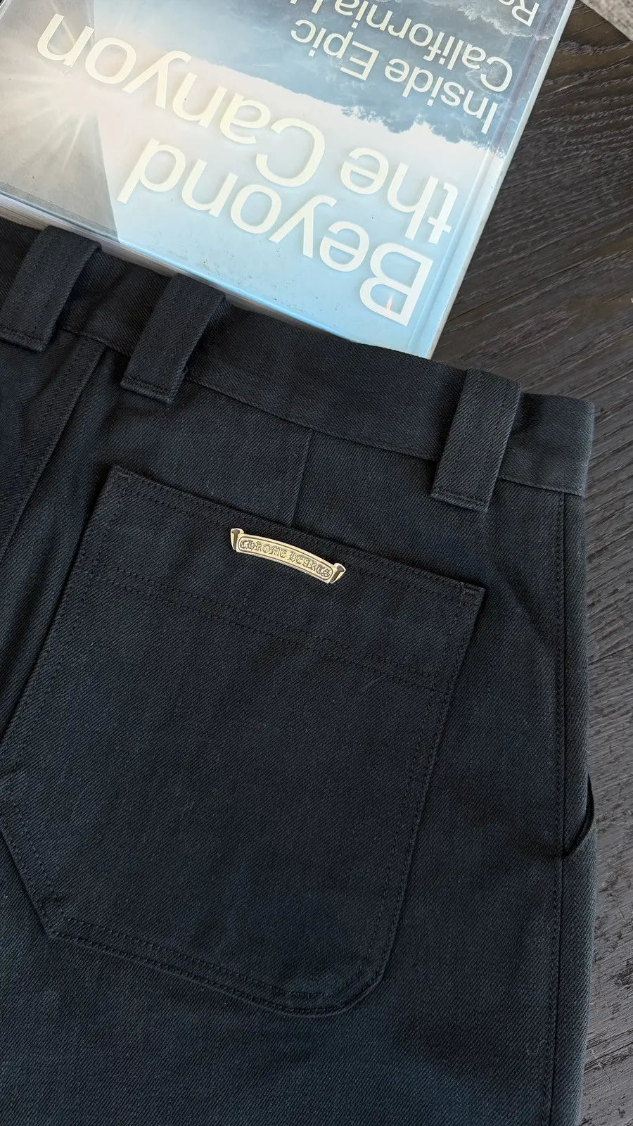 Chrome Hearts "KS" Cropped Jeans Size 34 Chrome Hearts