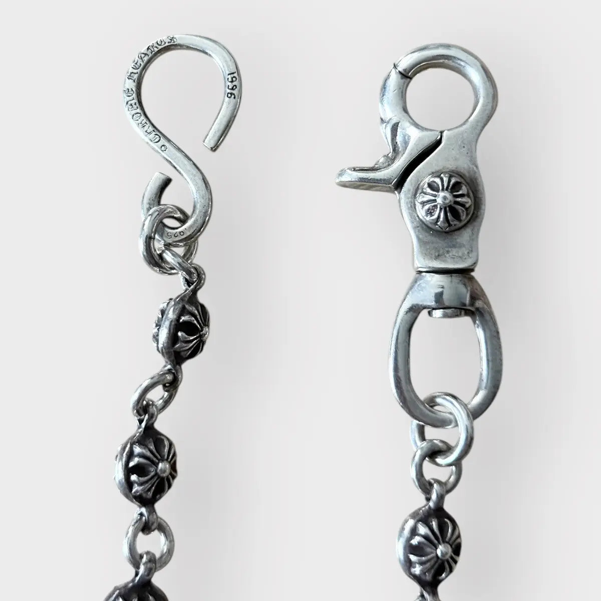 Chrome Hearts 24 inches Big Cross Ball Wallet Chain