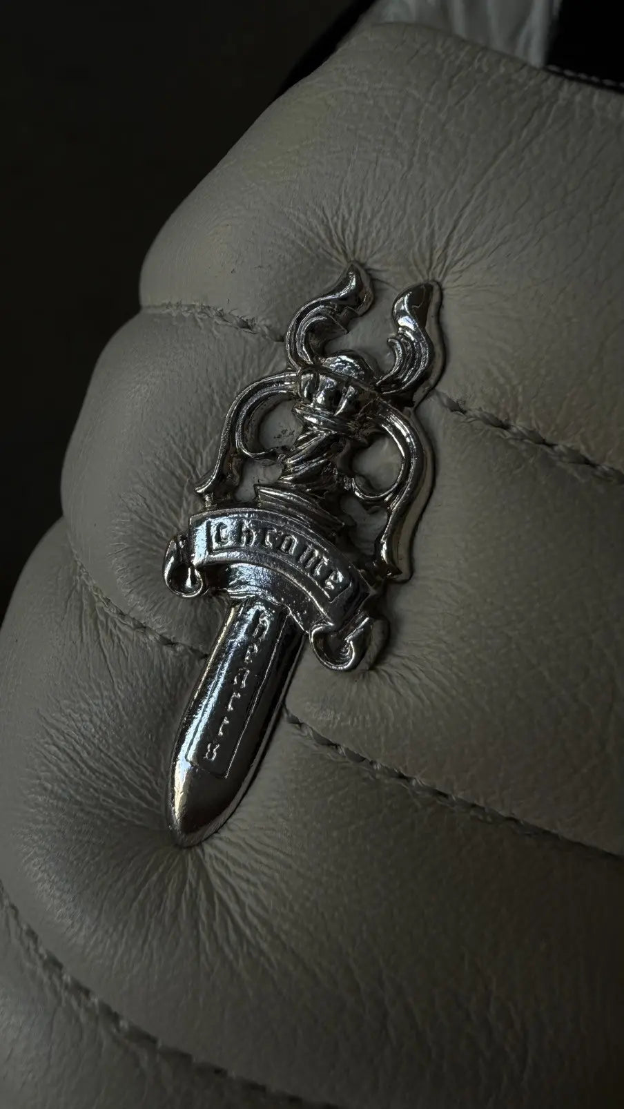 Chrome Hearts Rick Owens Geobasket Cream