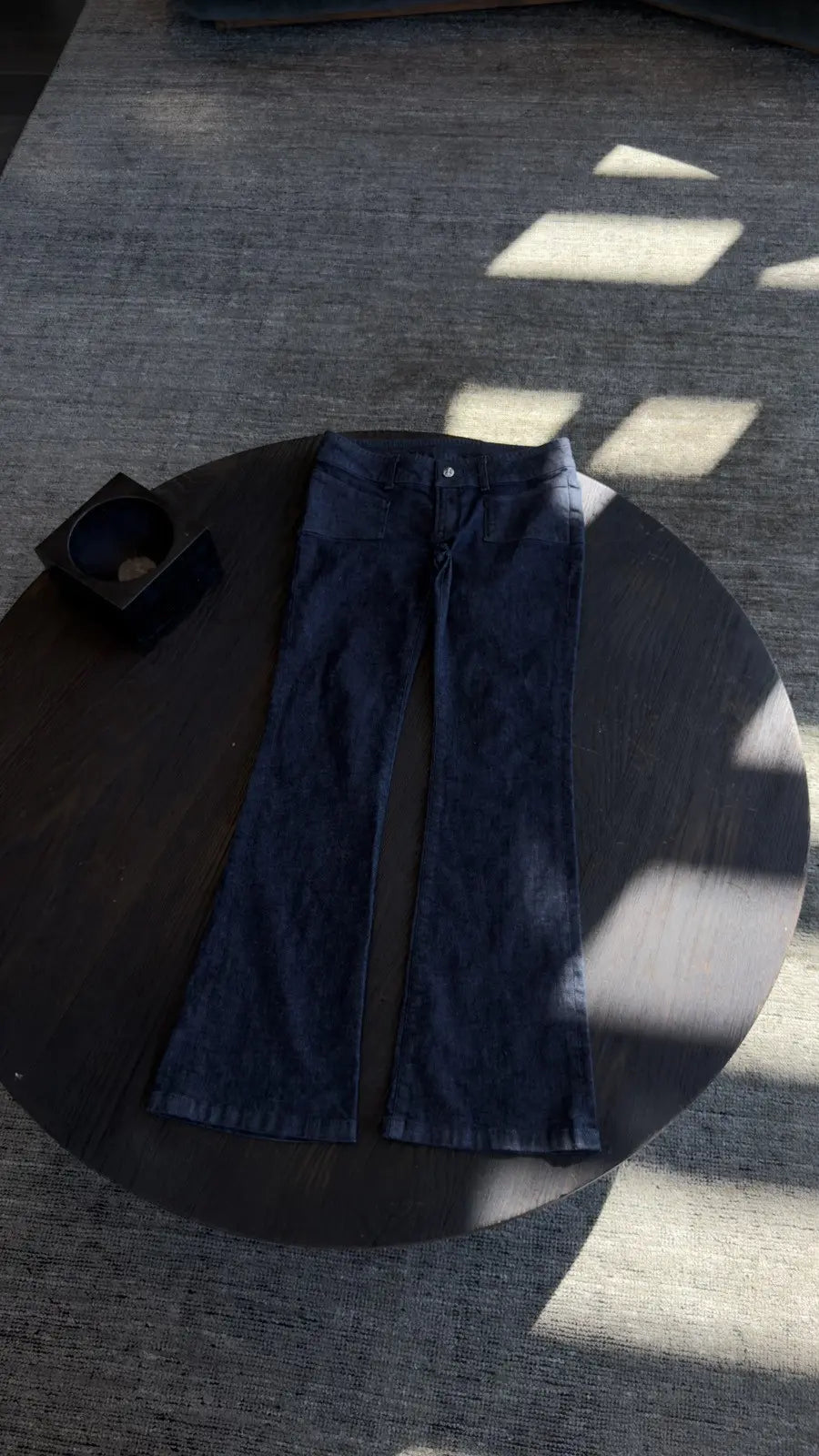 Chrome Hearts Denim Flared Pants Chrome Hearts