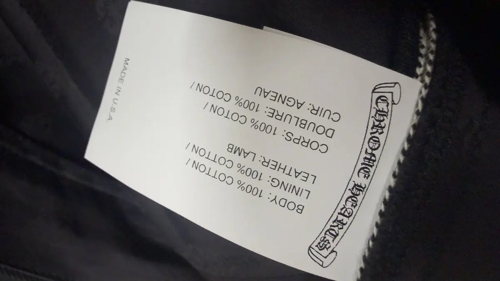 Chrome Hearts Street Sweeper Denim Pants Black