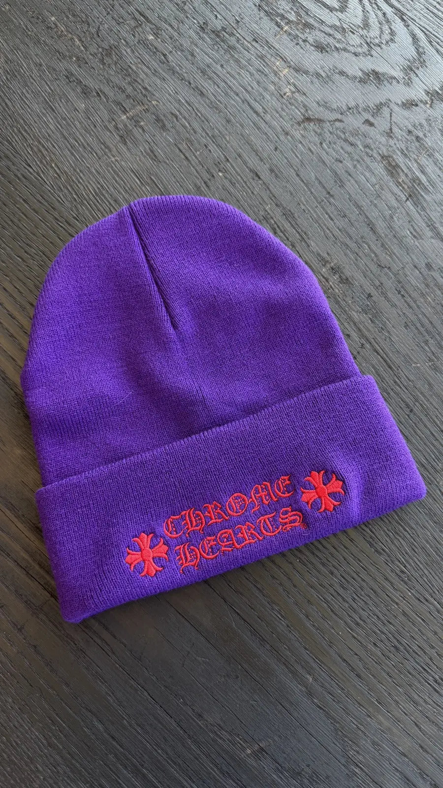 Chrome Hearts Logo-Embroidered Beanie Chrome Hearts