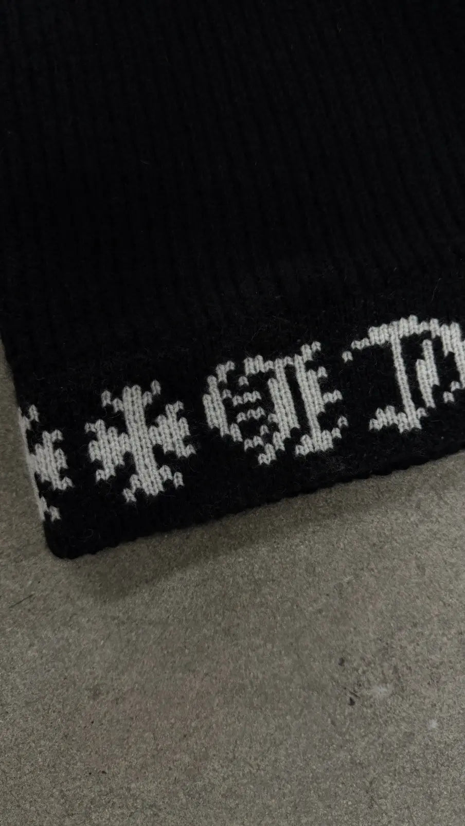 Chrome Hearts Stadium Big Daddy "Black" Beanie