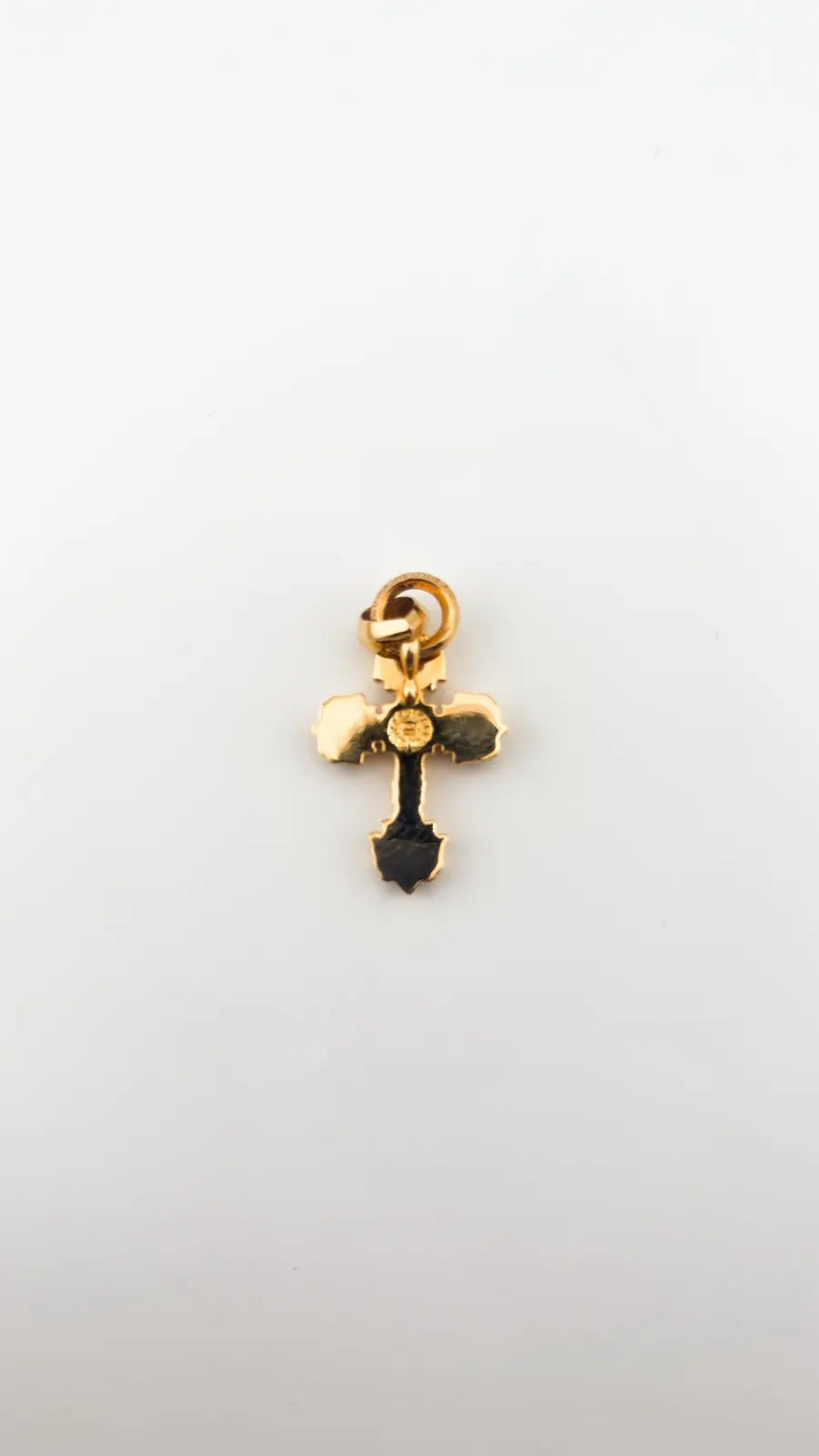 Chrome Hearts 22k Gold & Diamond Filigree Cross Pendant